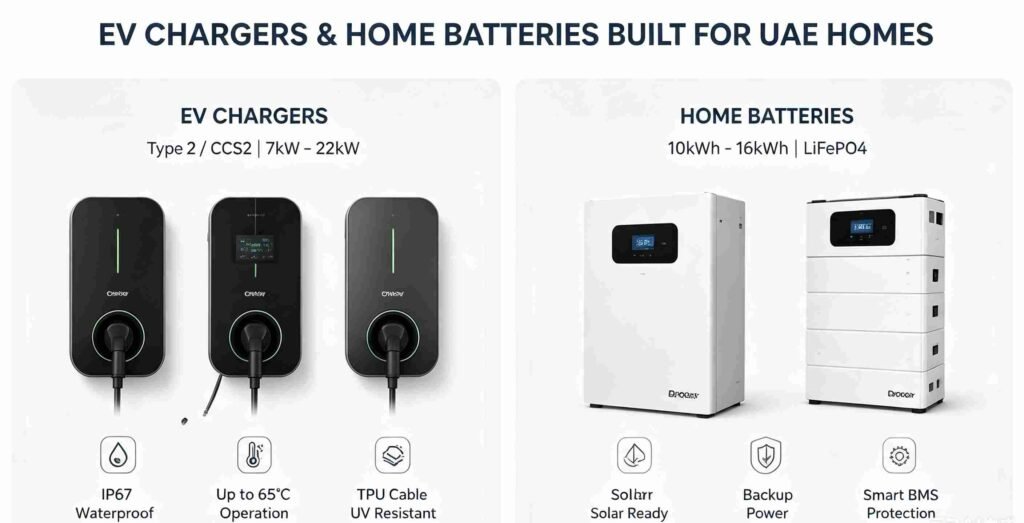 UAE villa solar home battery storage system with LiFePO4 energy solution
