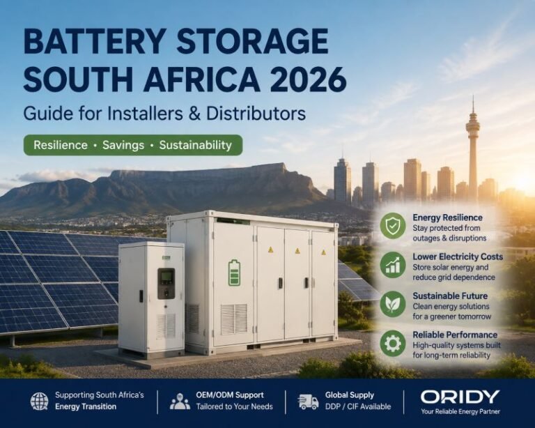 Battery storage South Africa for solar and energy resilience