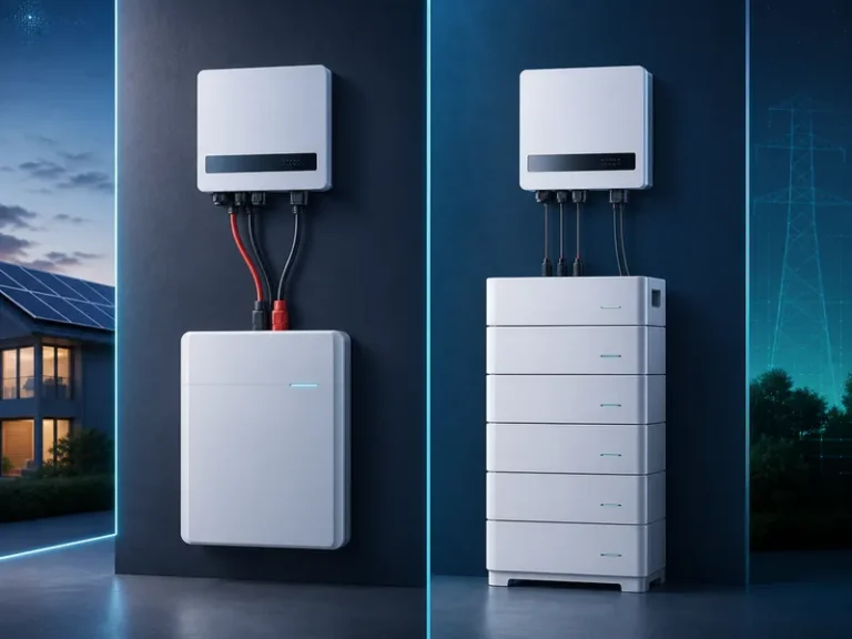 Low voltage vs high voltage battery systems connected to compatible hybrid inverters